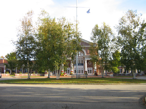 The school's main building